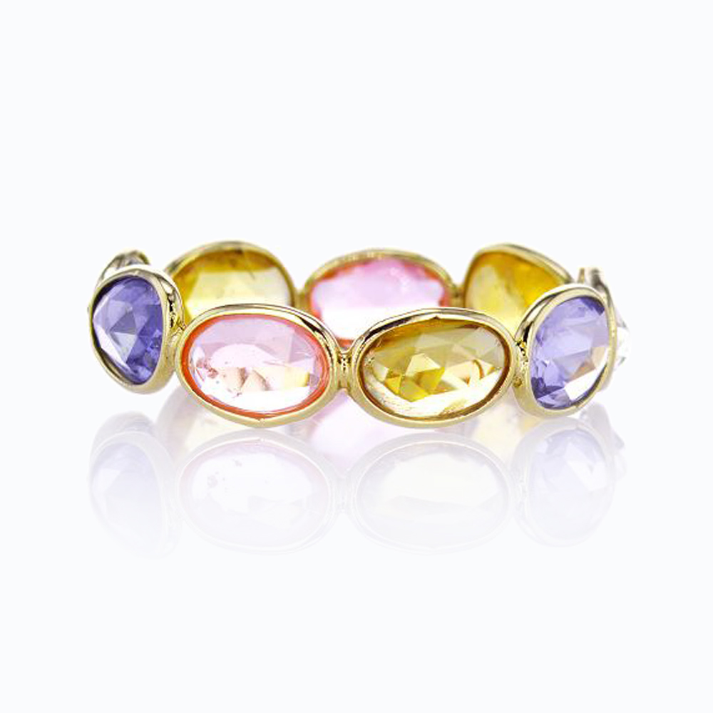 Rainbow Multi-Shape Sapphire Ring