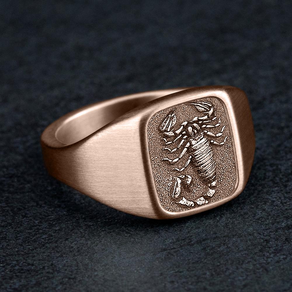 The Scorpio - Customizable Signet Ring