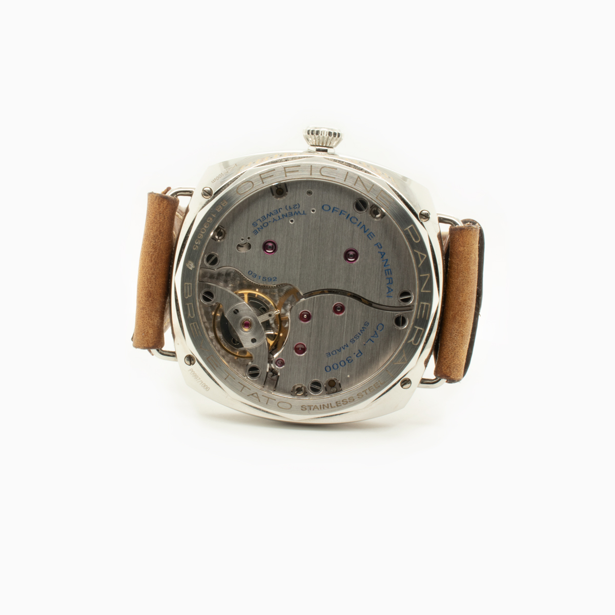 Officine Panerai - Brevettato Stainless Steel Men's Watch