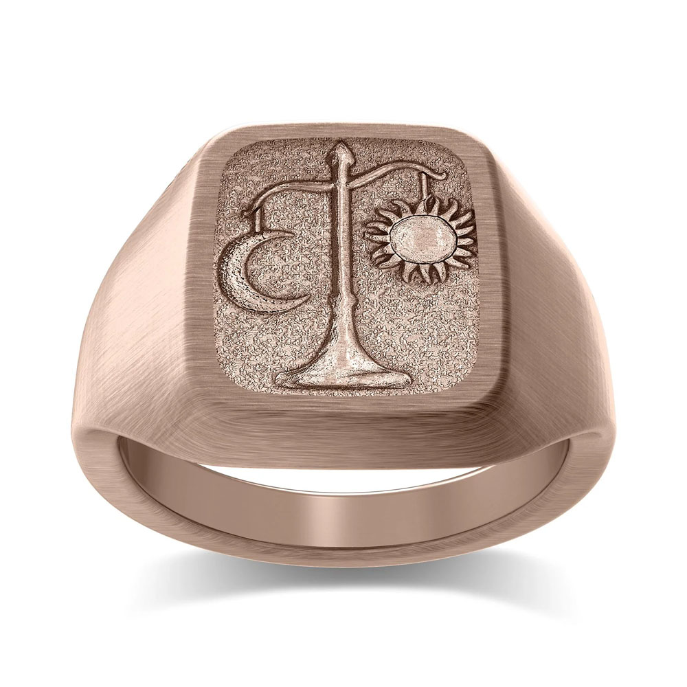 The Libra - Customizable Signet Ring