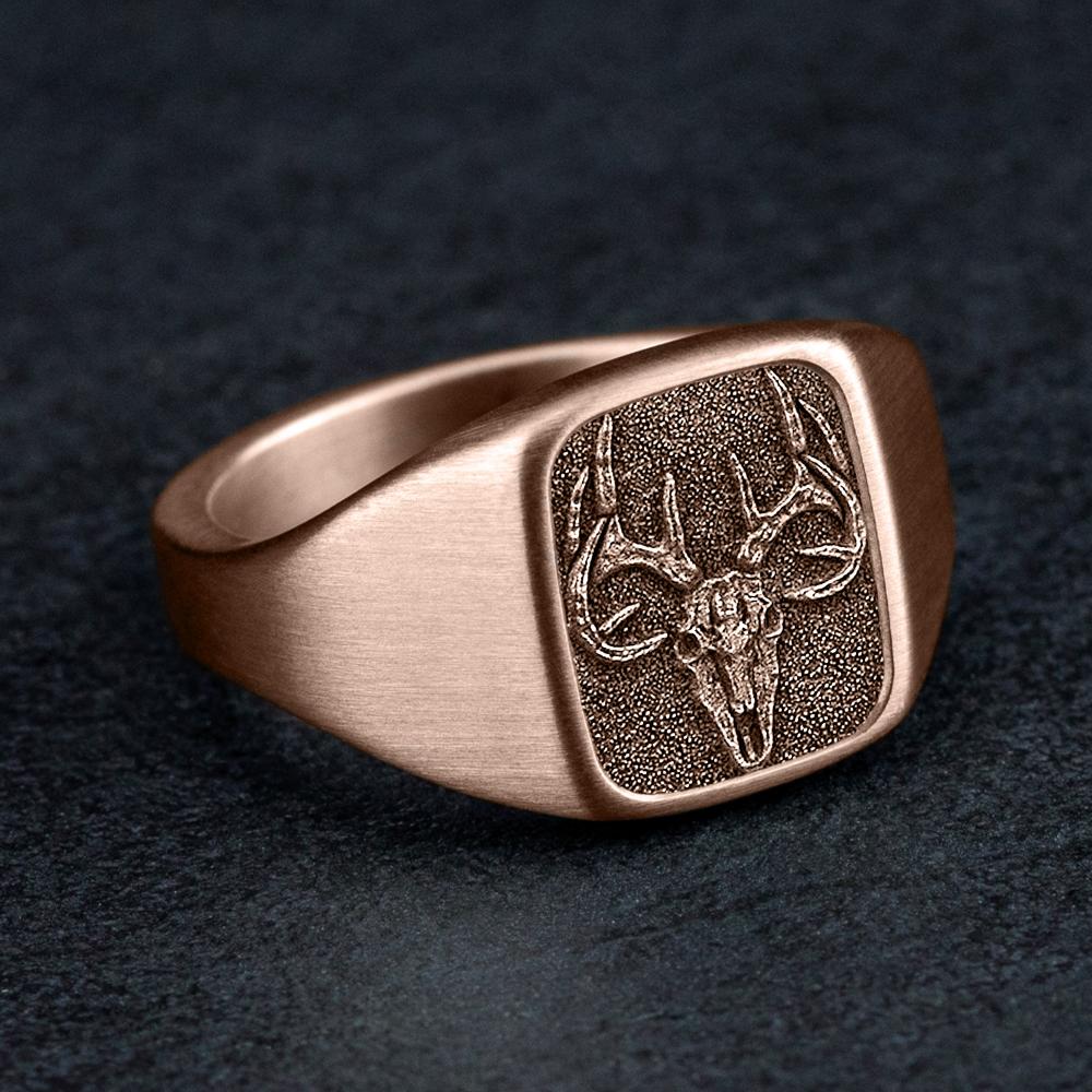 The Marksman - Customizable Signet Ring