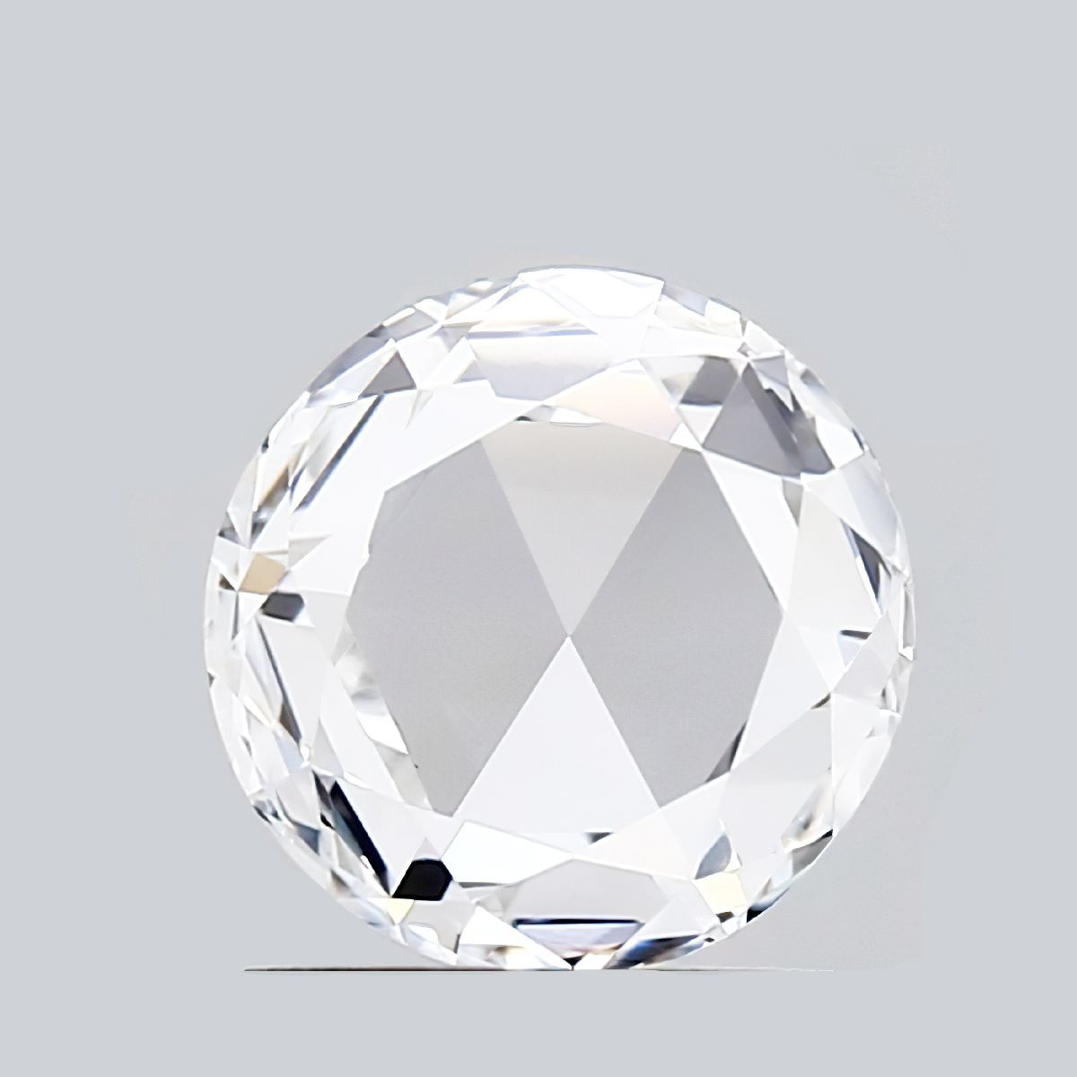 1.14 Carat Rose Cut Diamond, D, VVS2