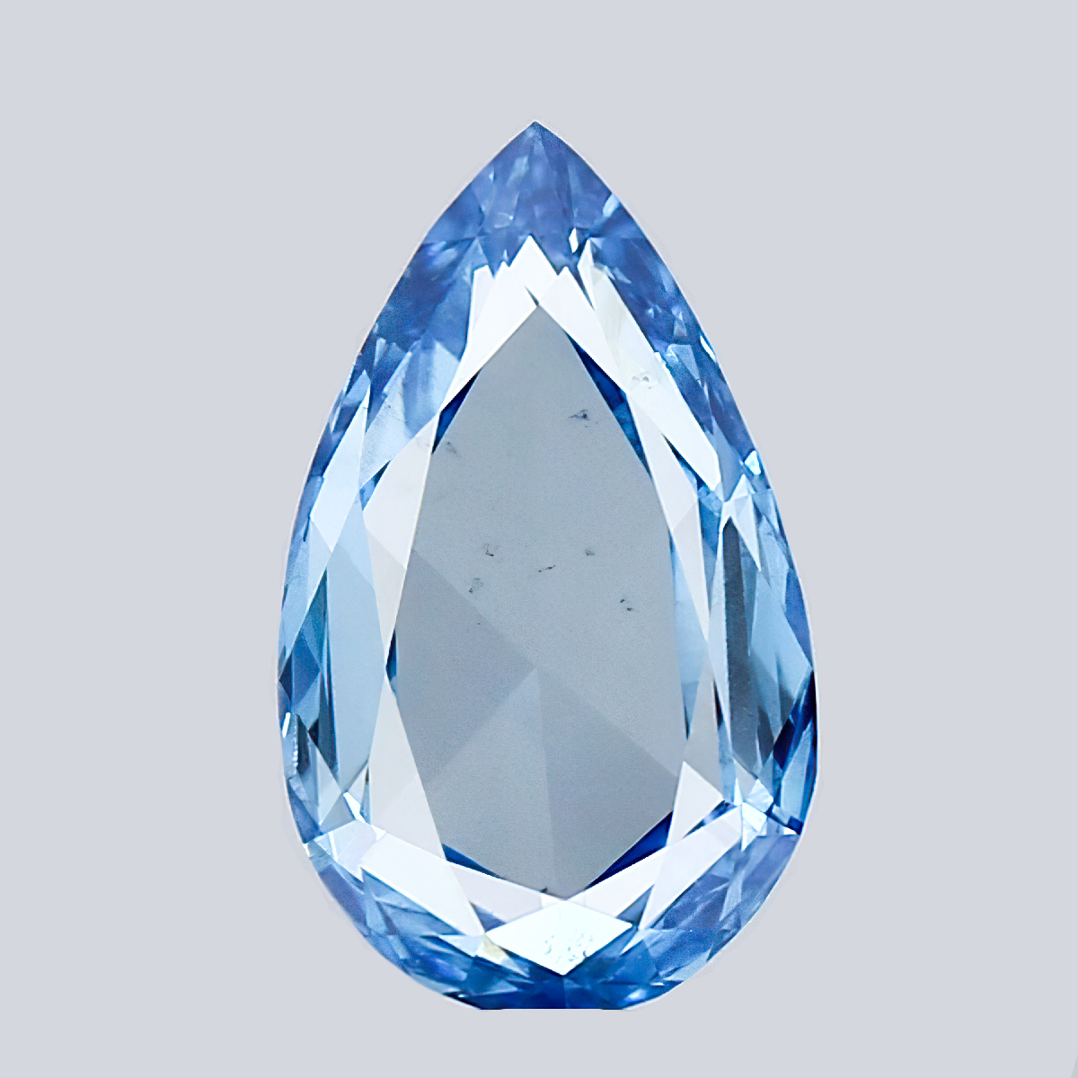 1.18 Carat Rose Cut Diamond, Blue, VS2