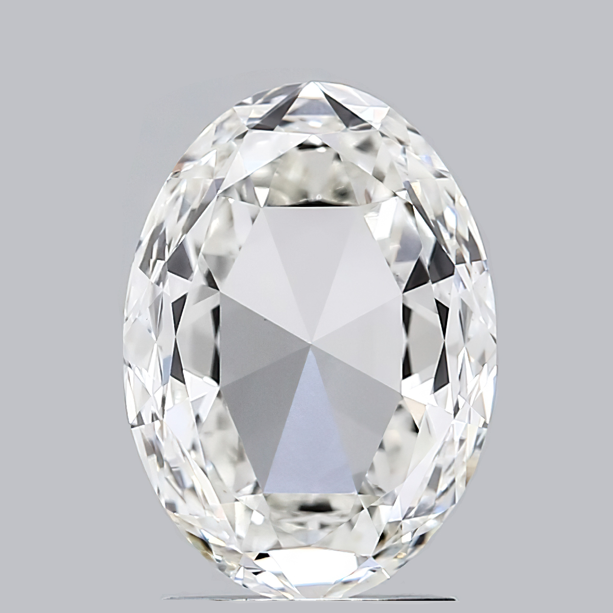 2.41 Carat Rose Cut Diamond, F, VVS2