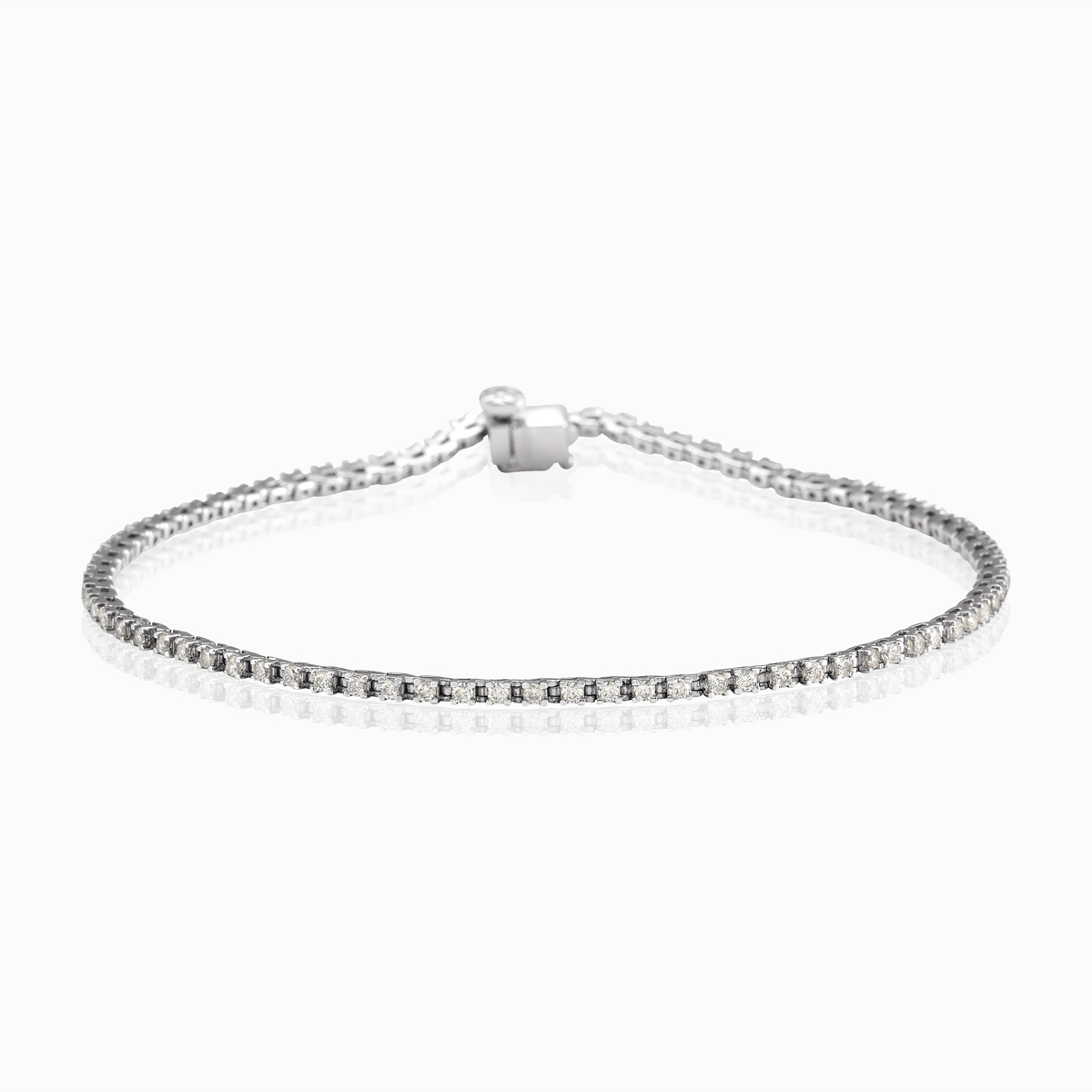 1.00-carat Lab-grown Diamond Tennis Bracelet 14k Rose Gold