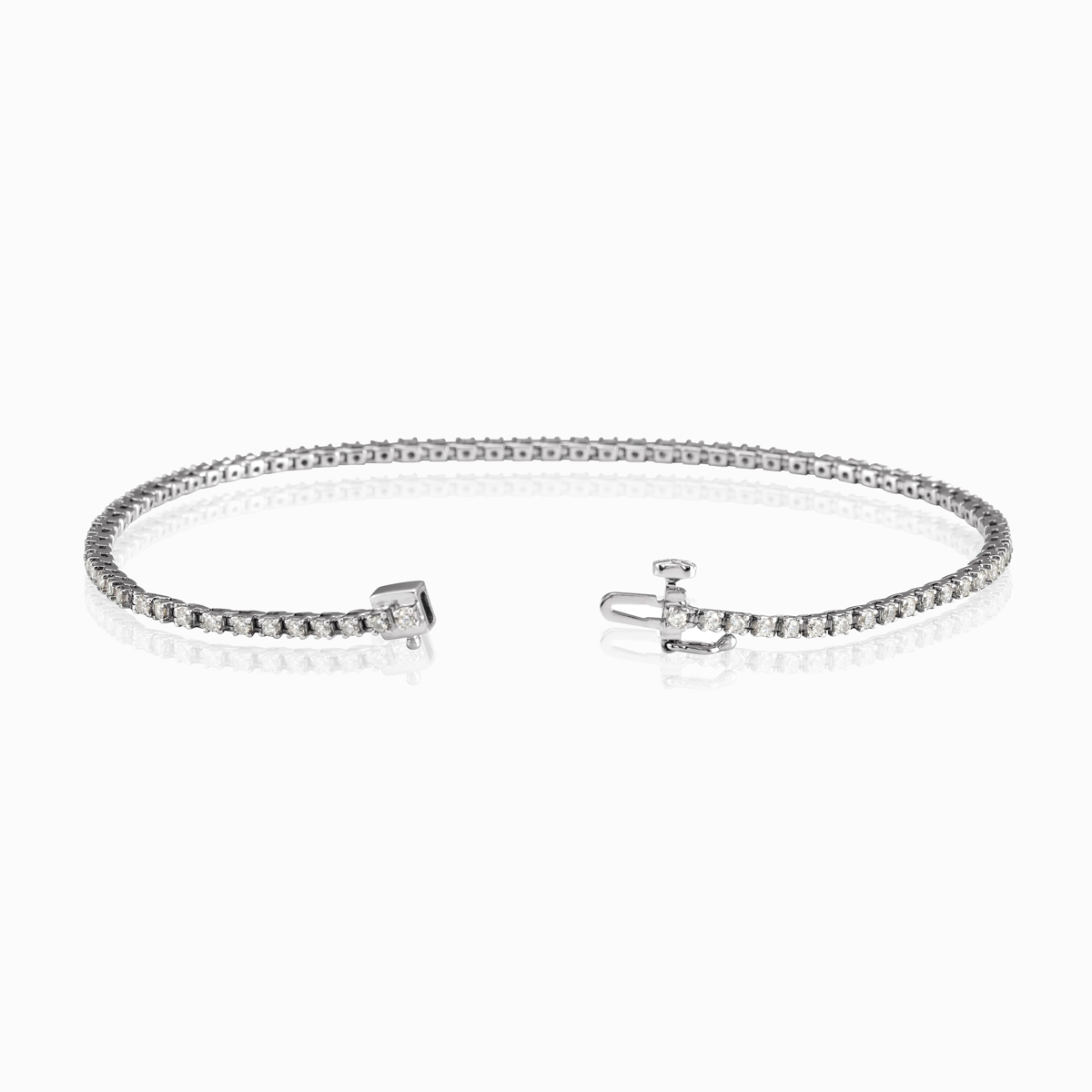 1.00-carat Lab-grown Diamond Tennis Bracelet 14k Rose Gold