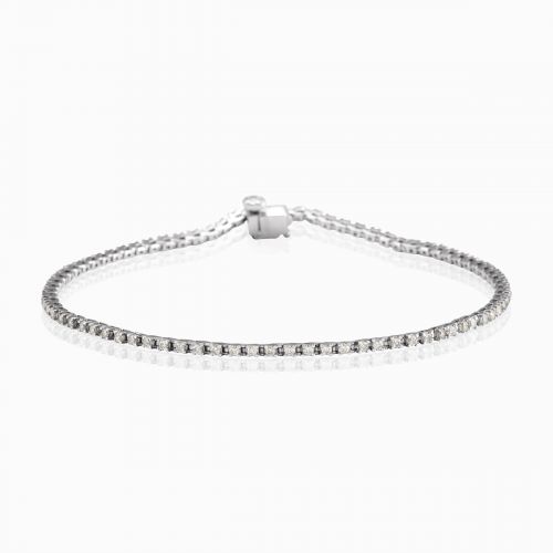 1.00-carat Lab-grown Diamond Tennis Bracelet 14k Rose Gold