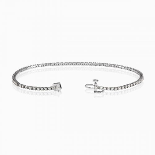 1.00-carat Lab-grown Diamond Tennis Bracelet 14k Rose Gold