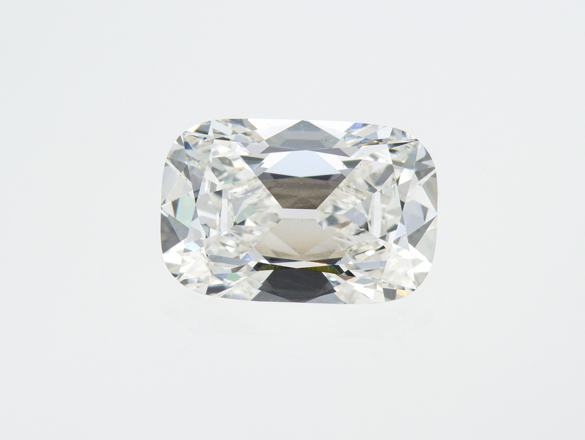 5.16 Carat Cushion Brilliant Diamond, G, VVS2