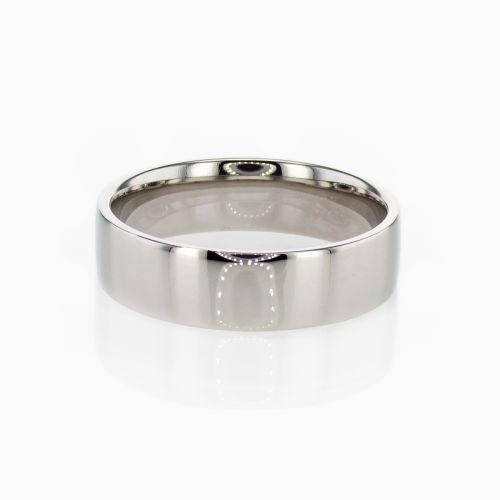 Palladium Men's Classic comfort-fit Wedding Band, 6mm