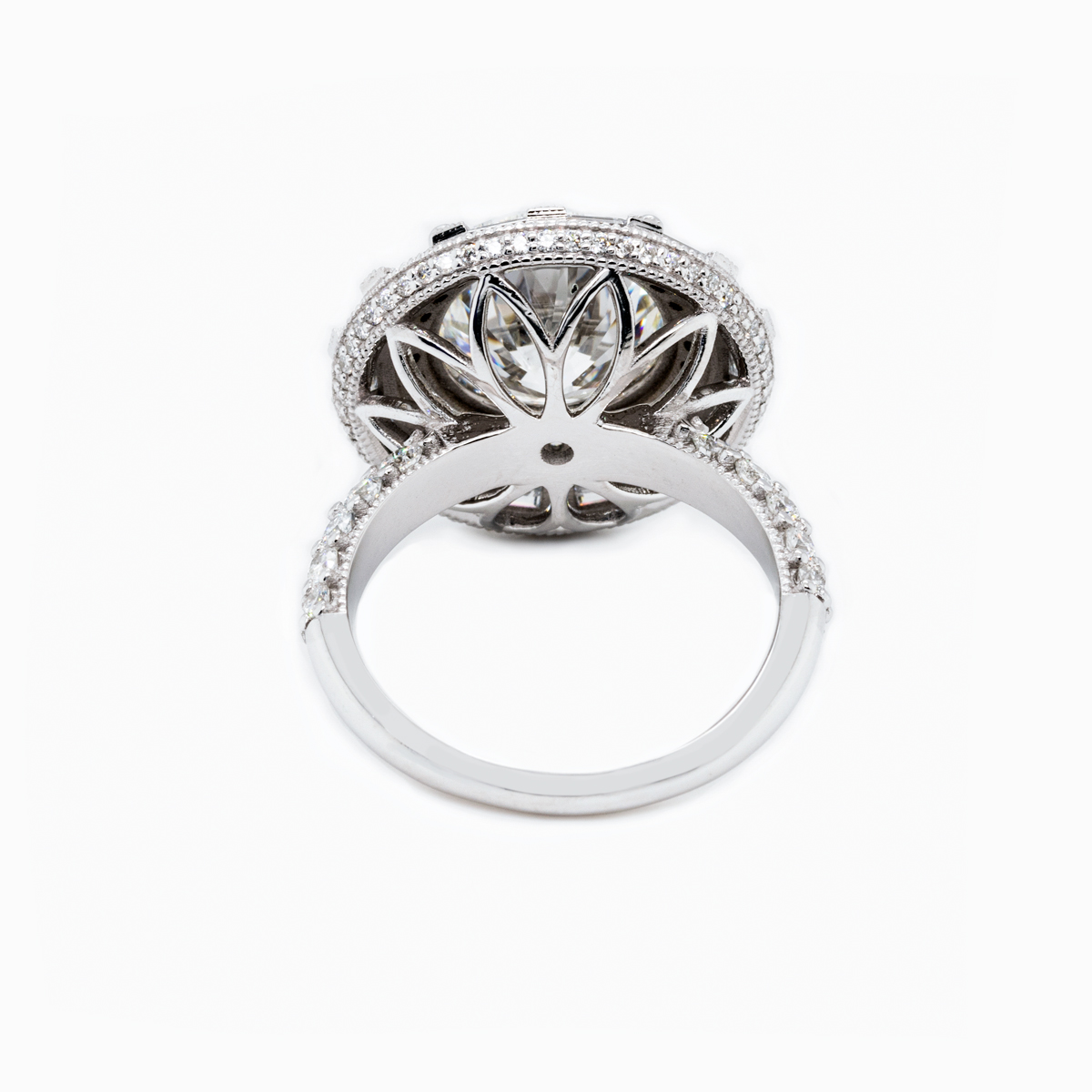 Dino Lonzano Art Deco Couture Engagement Ring