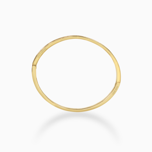 Dino Lonzano Natural Diamond Love Bracelet, 18k Yellow Gold