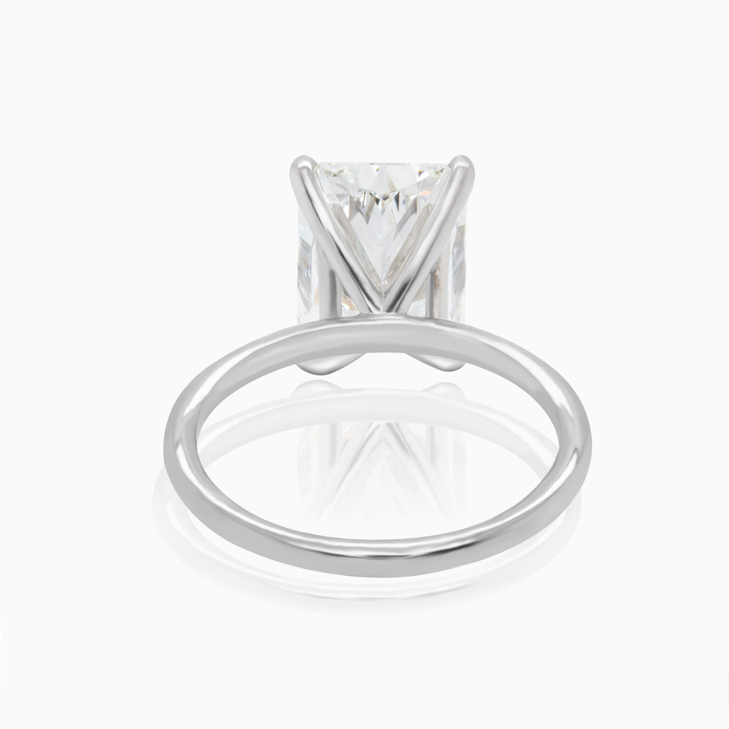 Dino Lonzano Radiant-Cut Solitaire Engagement Ring, 5ct, Lab-Grown