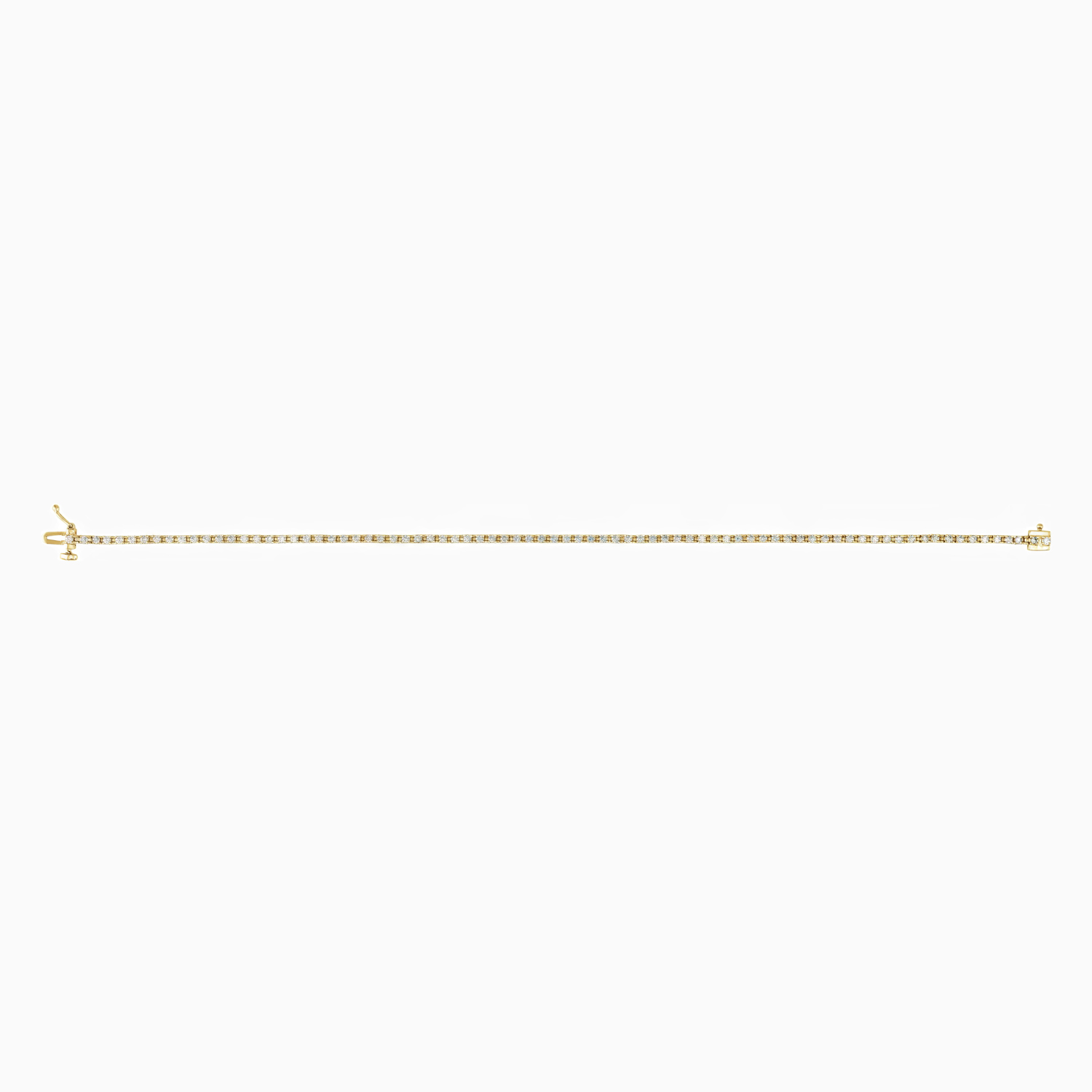 Dainty Diamond Tennis Bracelet 14k Gold