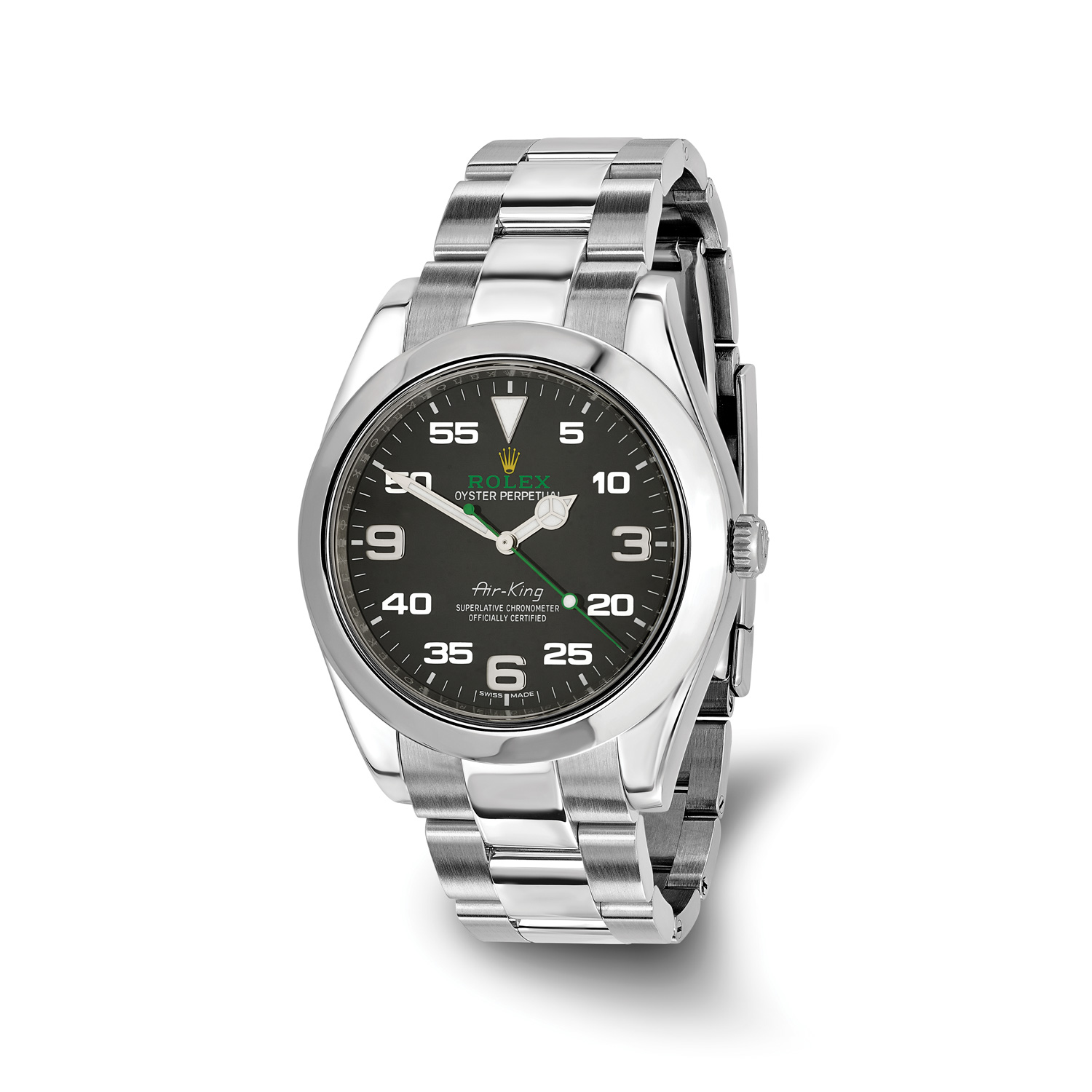 Rolex Air King 116900BLK Steel Oyster 40mm