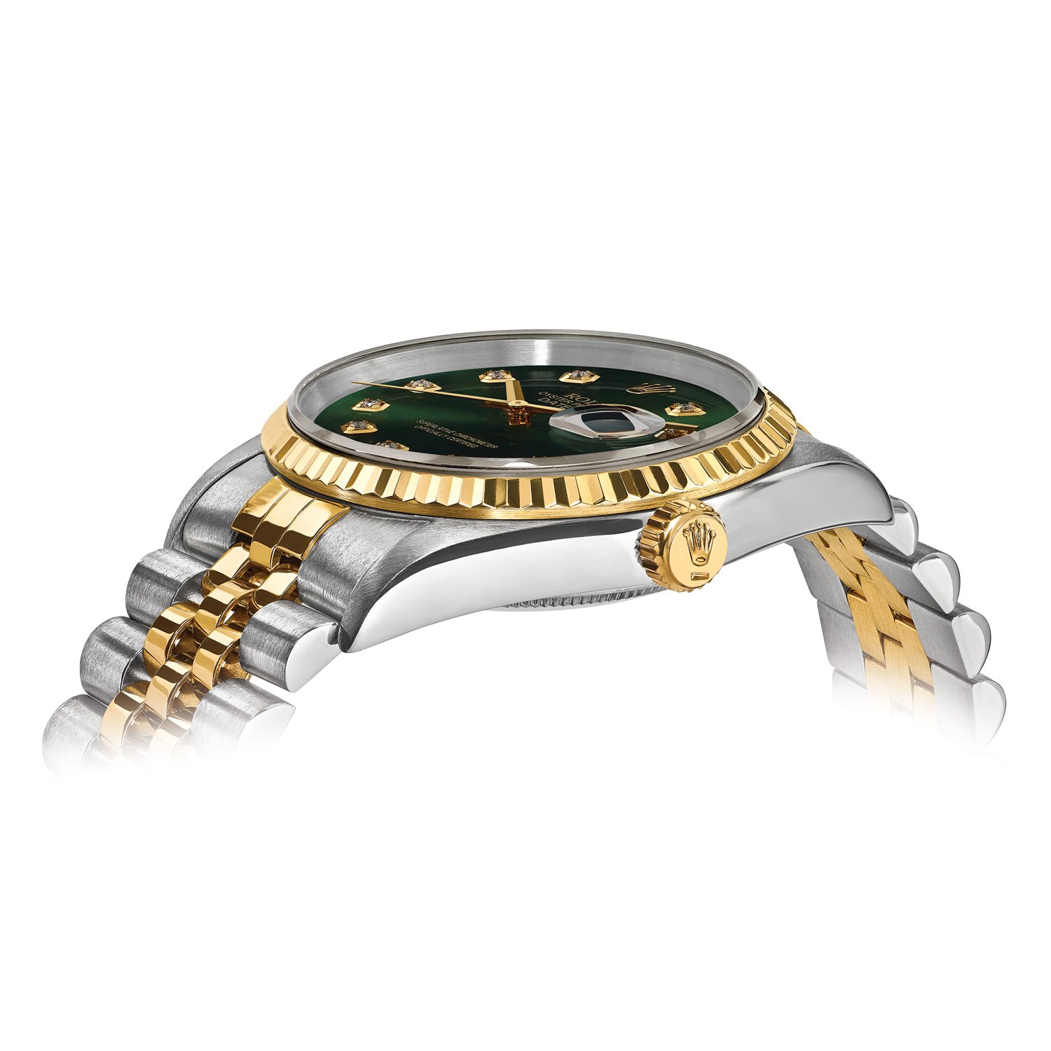 Rolex Jubilee Datejust 10209GRN  Green Diamond Dial 36mm