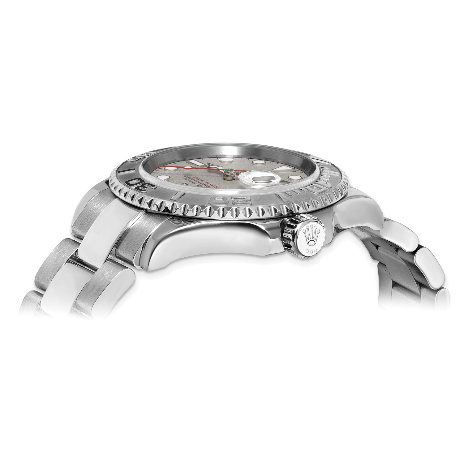 Rolex Yacht Master 10654 Silver Dial Watch 40mm