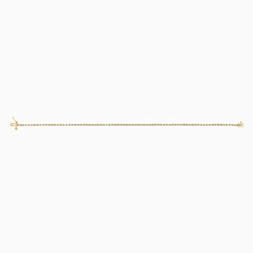 Dainty Diamond Tennis Bracelet 14k Gold