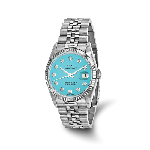 Rolex Jubilee Datejust 10159TL Teal Diamond Dial
