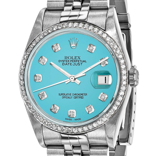 Rolex Jubilee Datejust 10159TL Teal Diamond Dial