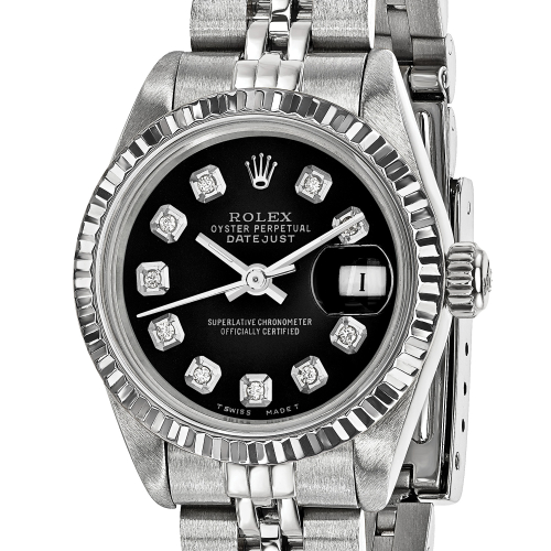 Rolex Jubilee Datejust 20151 Diamond Dial and 18k Fluted Bezel