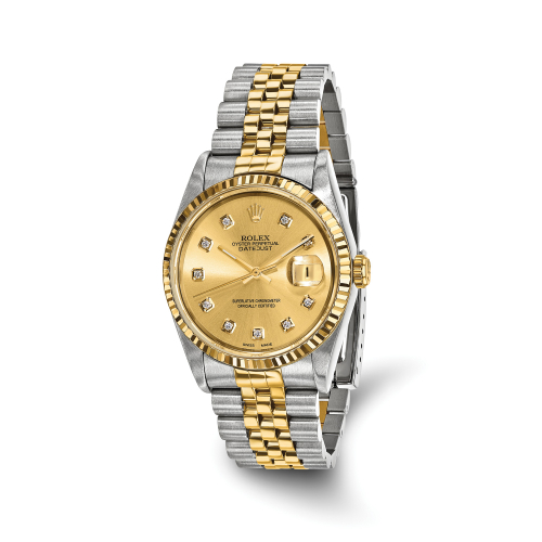 Rolex Jubilee Datejust Champagne Diamond Dial 36mm