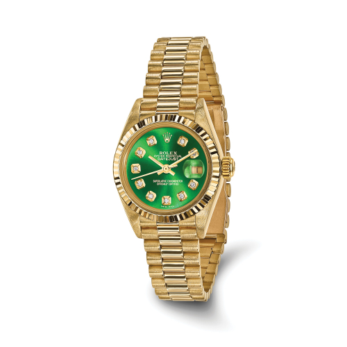 Rolex  Presidential Green Diamond Dial 26mm