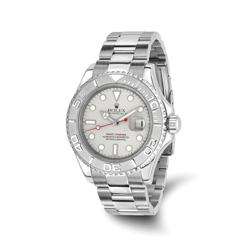 Rolex Yacht Master 10654 Silver Dial Watch 40mm