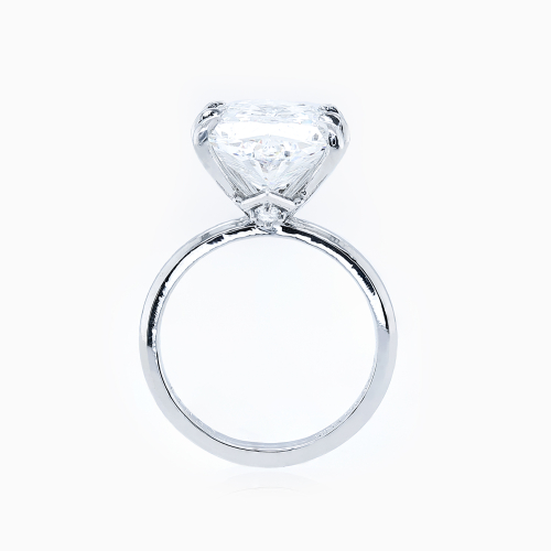 Dino Lonzano Hexagonal-Cut Lab-Grown Diamond Ring, Platinum