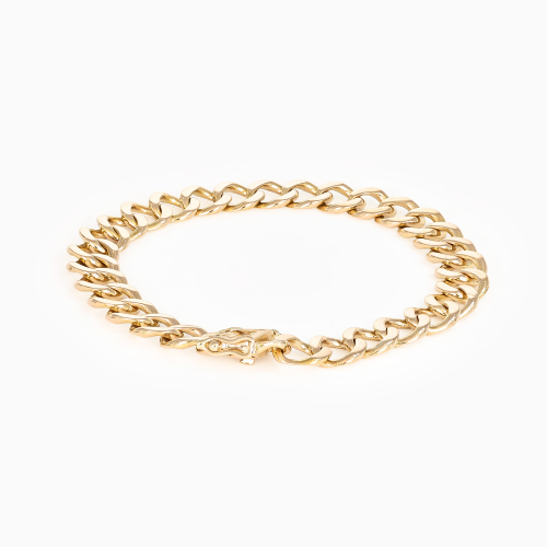 Retro Naples Chain Bracelet, 18k Gold