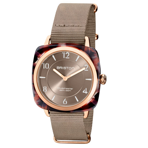 Briston Clubmaster Chic HM - Grey Taupe, 36mm Quartz