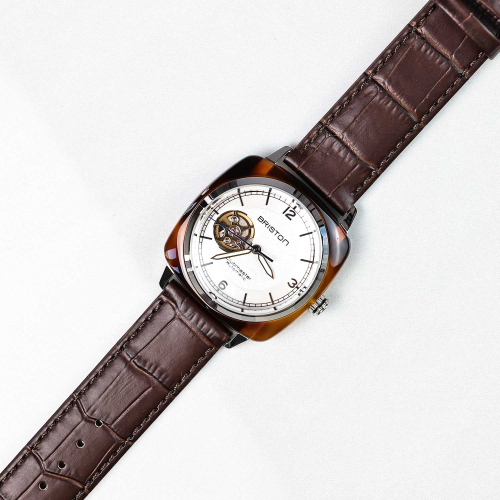 Briston Clubmaster Legend Classic Open - White, 39mm Automatic