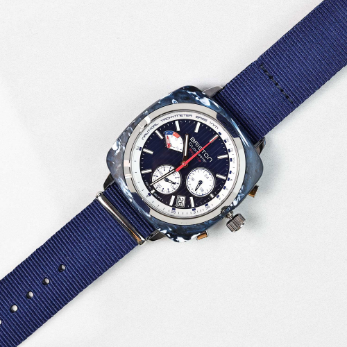 Briston Clubmaster Regatta x The Most Beautiful Bays in the World ?-Blue, 42mm Mecha-Quartz