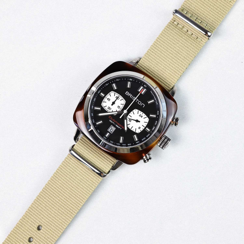 Briston Clubmaster Sport Chronograph - Black, 42mm Quartz