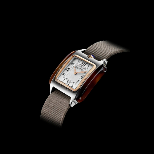 Briston Streamliner Kennedy HM - Gold, White, 30mm Quartz