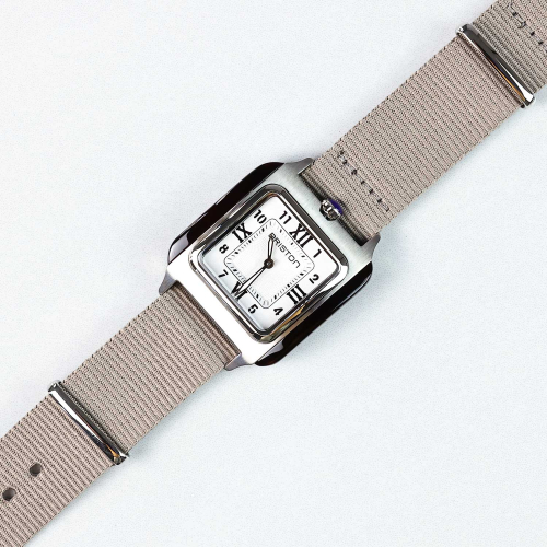 Briston Streamliner Kennedy Petite - White, 25mm Quartz