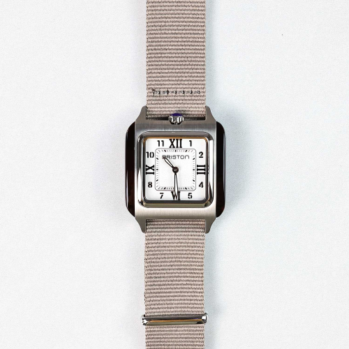 Briston Streamliner Kennedy Petite - White, 25mm Quartz