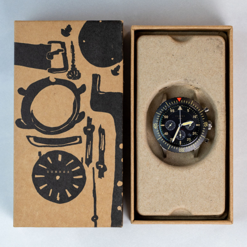 Sunrex Beta, 41mm Solar Chronograph