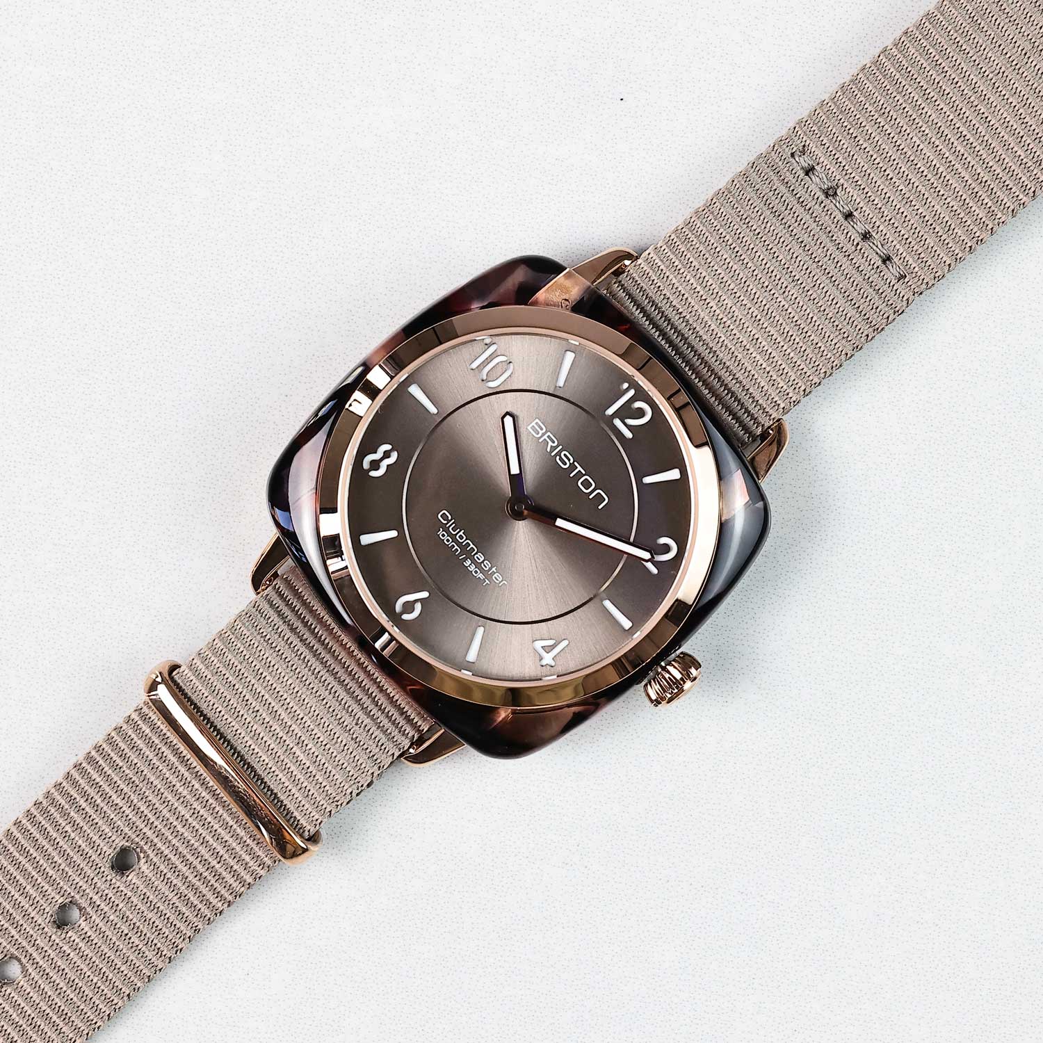 Briston Clubmaster Chic HM - Grey Taupe, 36mm Quartz