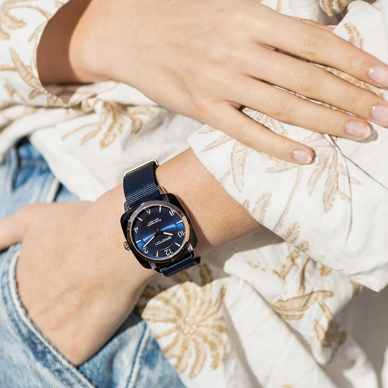Briston Clubmaster Chic HM - Midnight Blue, 36mm Quartz