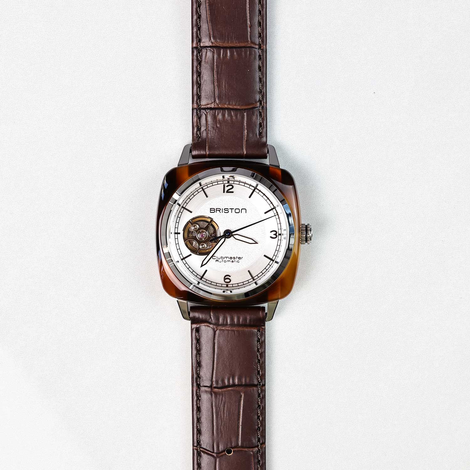 Briston Clubmaster Legend Classic Open - White, 39mm Automatic