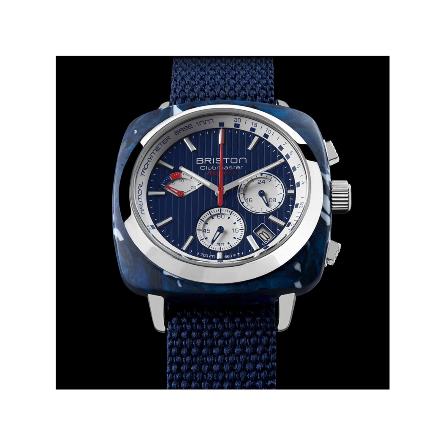 Briston Clubmaster Regatta x The Most Beautiful Bays in the World ?-Blue, 42mm Mecha-Quartz