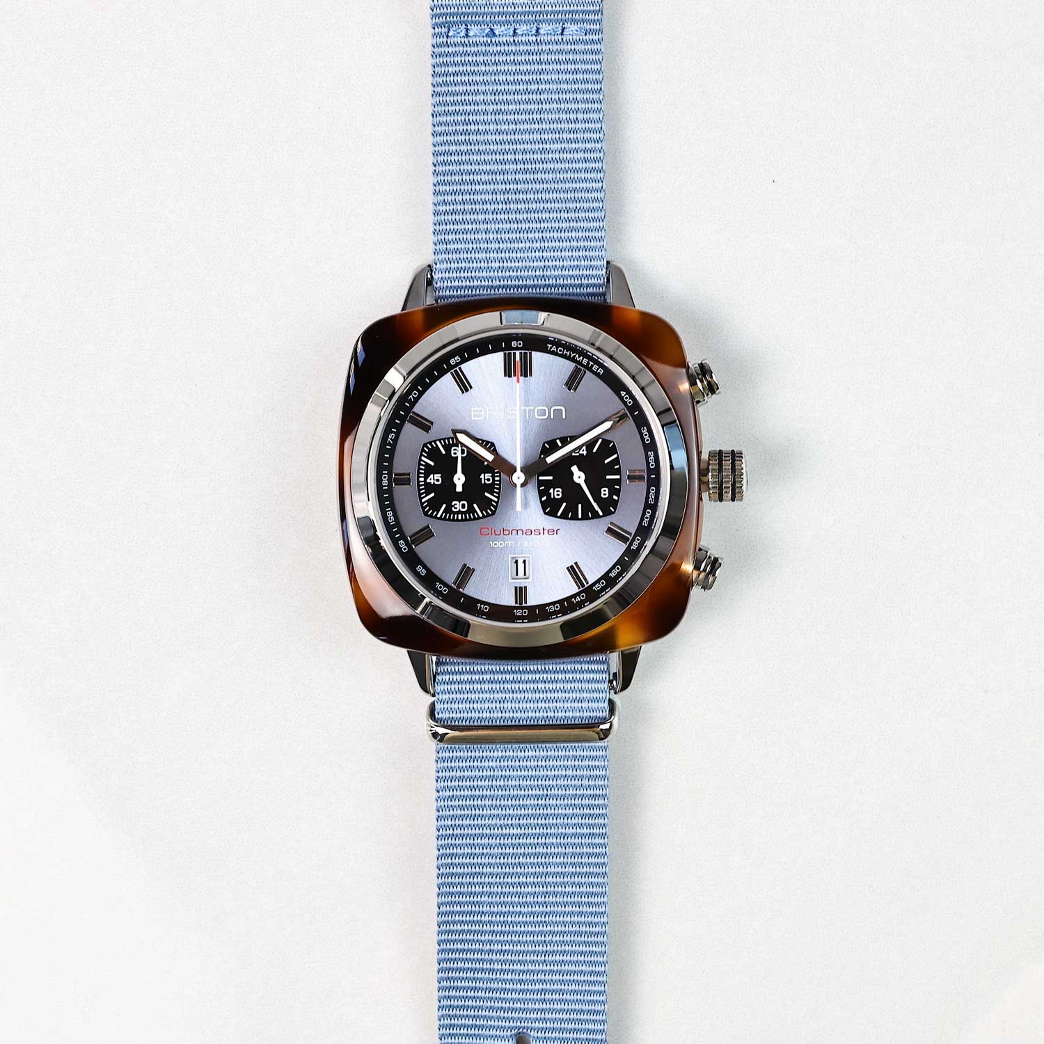 Briston Clubmaster Sport Chronograph - Ice Blue, 42mm Quartz