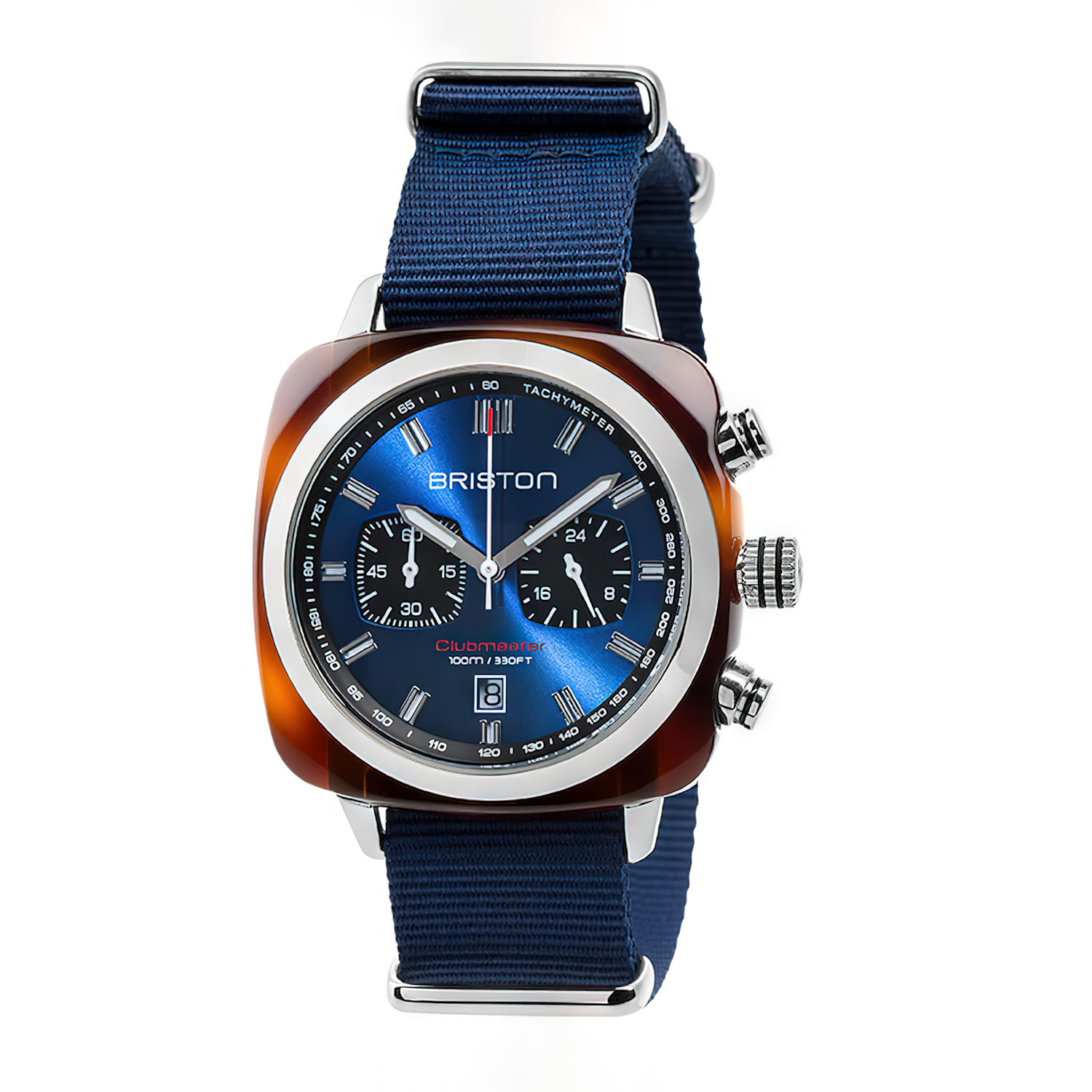 Briston Clubmaster Sport Chronograph - Navy Blue, 42mm Quartz