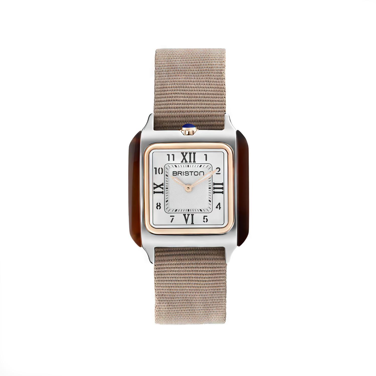 Briston Streamliner Kennedy HM - Gold, White, 30mm Quartz