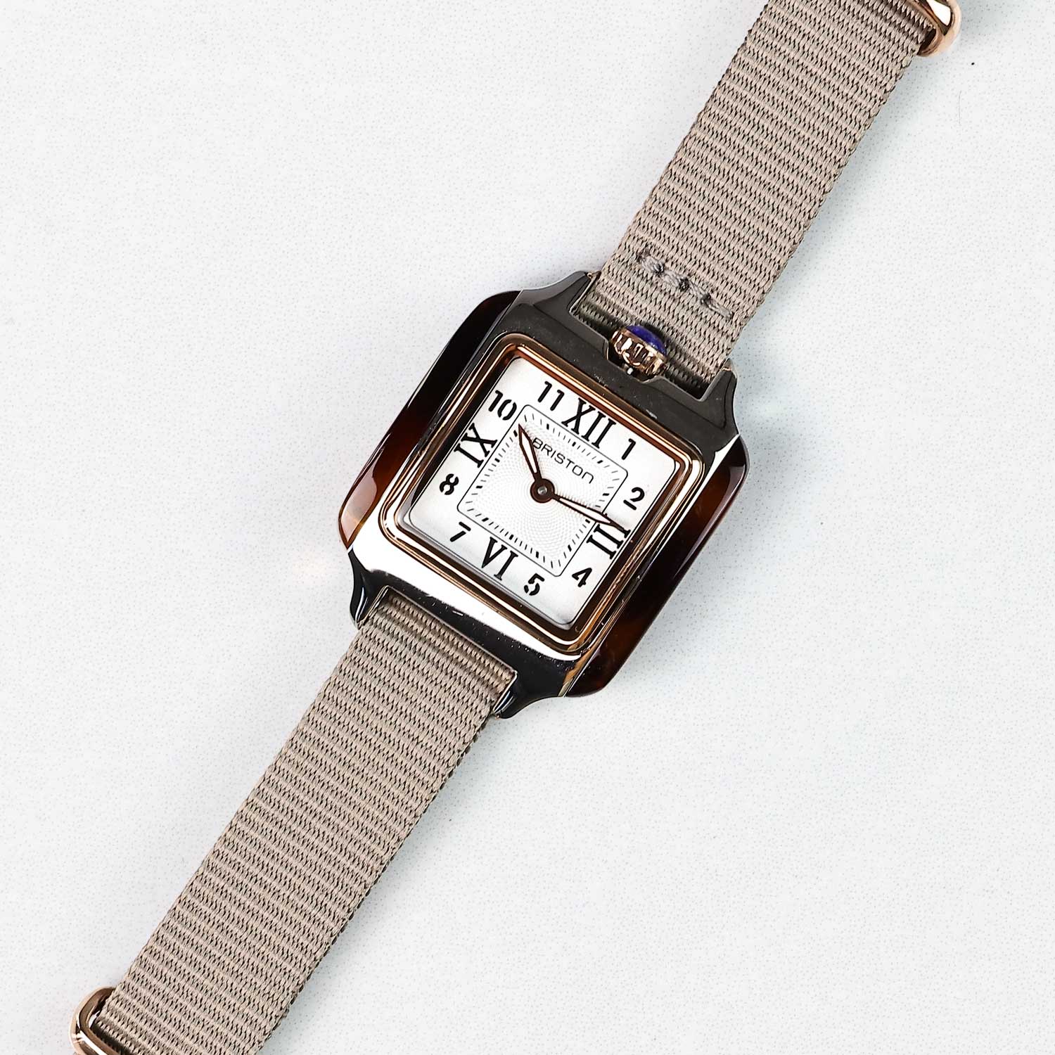Briston Streamliner Kennedy HM - Gold, White, 30mm Quartz
