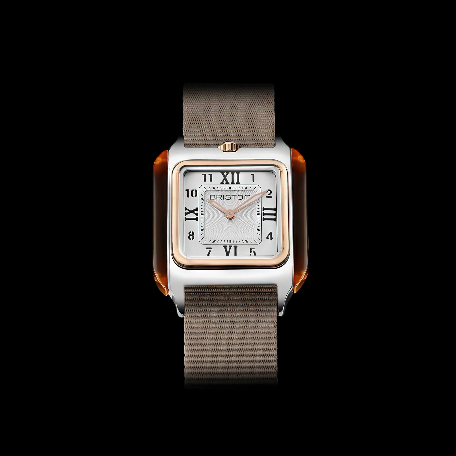 Briston Streamliner Kennedy HM - Gold, White, 30mm Quartz
