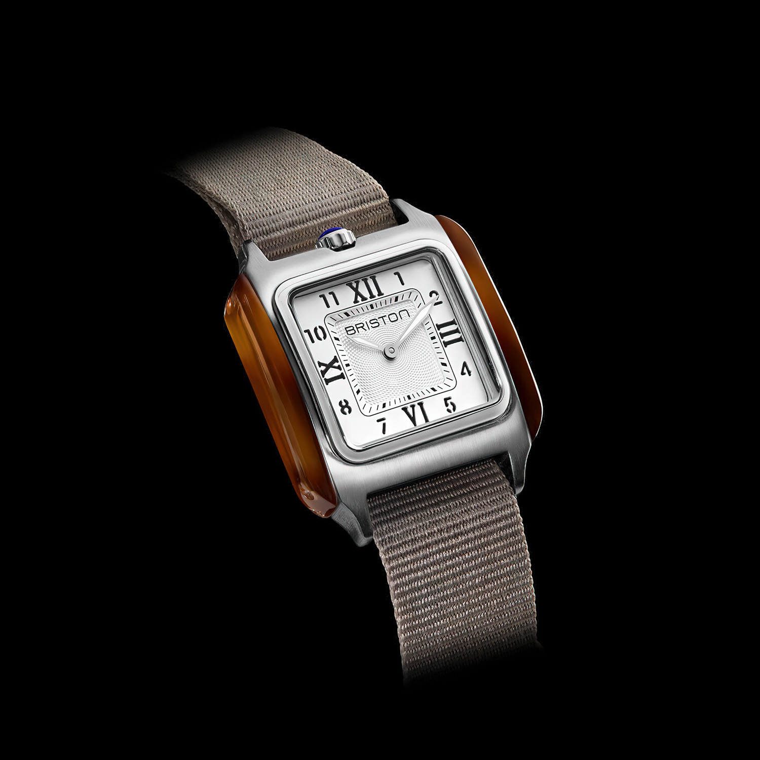 Briston Streamliner Kennedy HM - White, 30mm Quartz