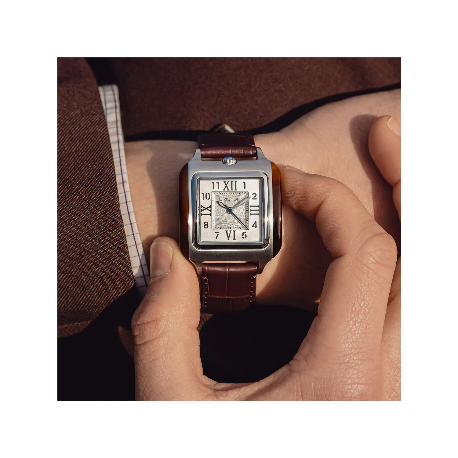 Briston Streamliner Kennedy - White, 36mm Automatic