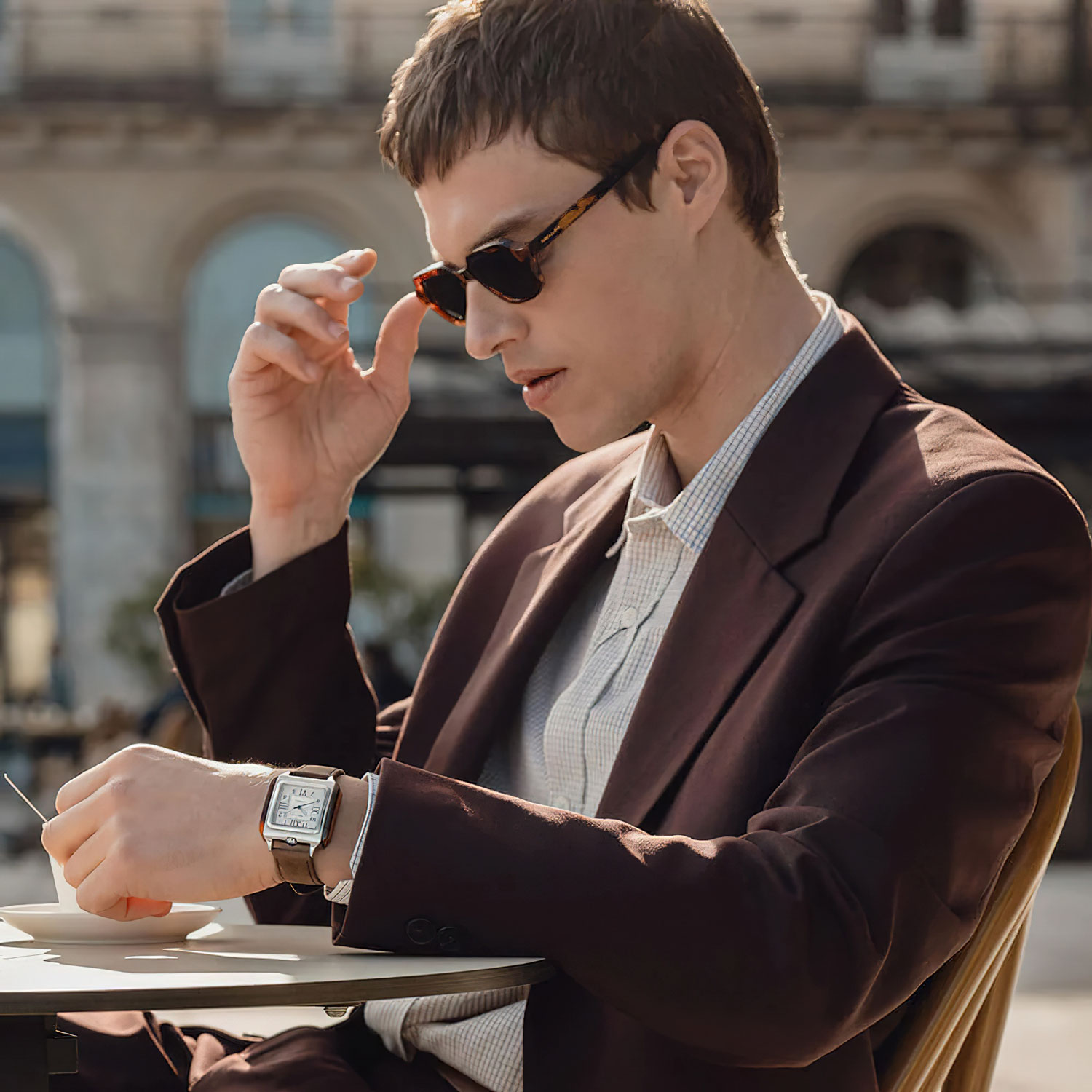 Briston Streamliner Kennedy - White, 36mm Automatic